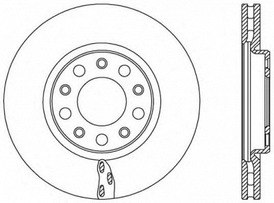 OPEN PARTS bdr252120 -  Тормозной диск